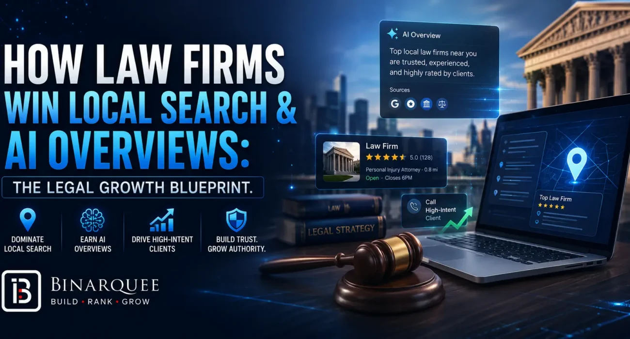 How Law Firms Win Local Search & AI Overviews: The Legal Growth Blueprint