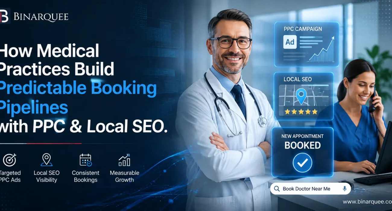 How Medical Practices Build Predictable Booking Pipelines with PPC & Local SEO