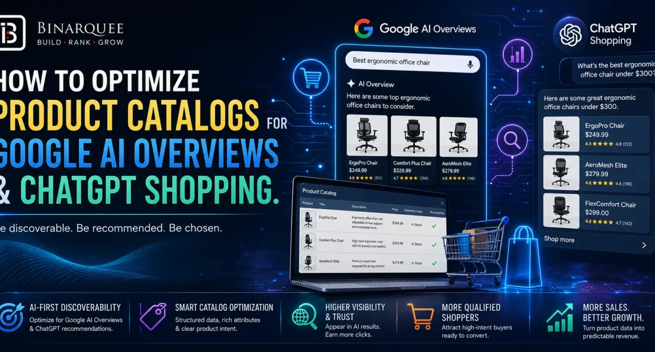 How to Optimize Product Catalogs for Google AI Overviews & ChatGPT Shopping