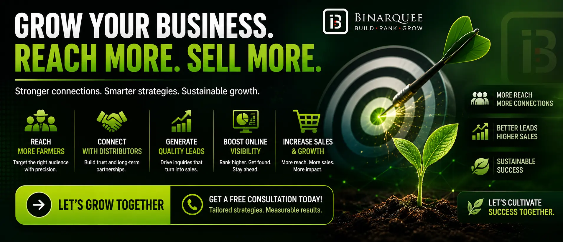 reach farmers and distributors online using local SEO, video, and digital marketing agency 