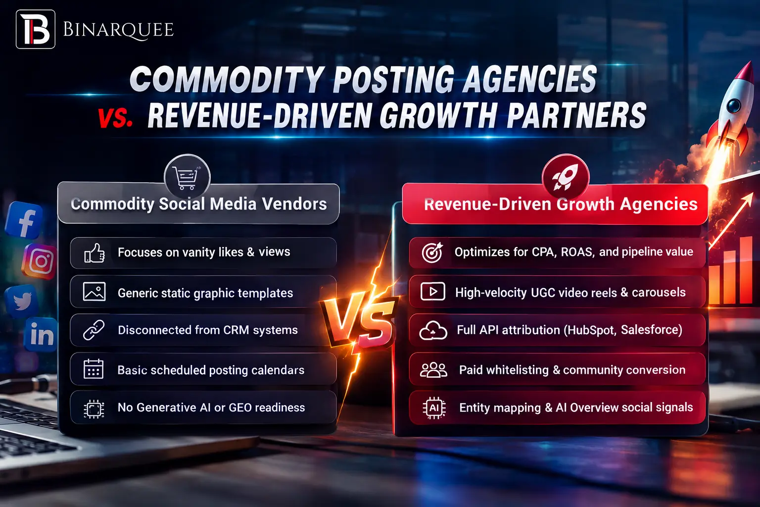 COMMODITY POSTING AGENCIES vs. REVENUE-DRIVEN GROWTH PARTNERS
