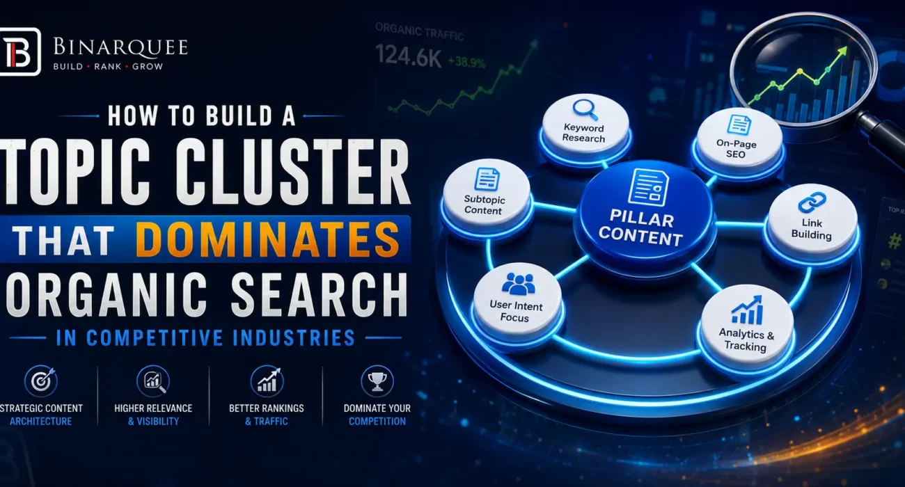 How to Build a Topic Cluster That Dominates Organic Search in Competitive Industries