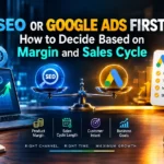 SEO or Google Ads First: How to Decide Based on Margin and Sales Cycle